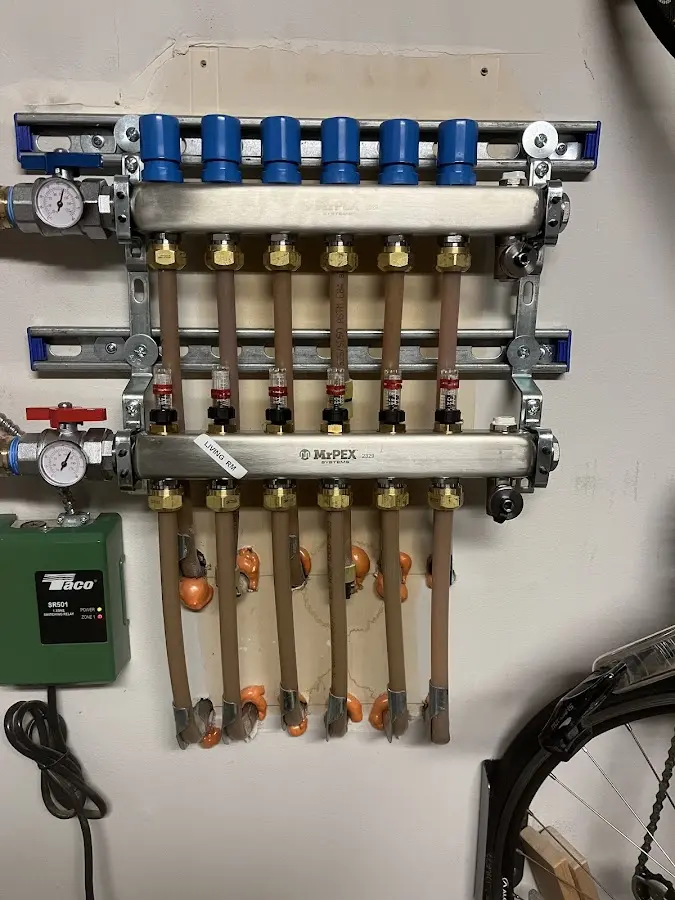 Plumber performing Leak Detection at a residential property in Rocky Mount